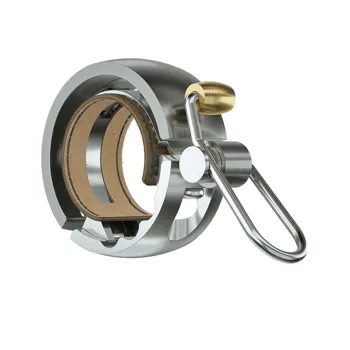 KNOG Oi Bell LUXE cyklistický zvonek Oi LUXe malý / small - Silver