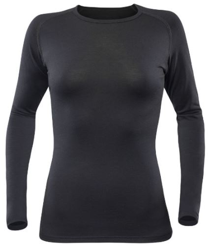 Devold Breeze dámské super lehké pohodlné vlněné triko Black