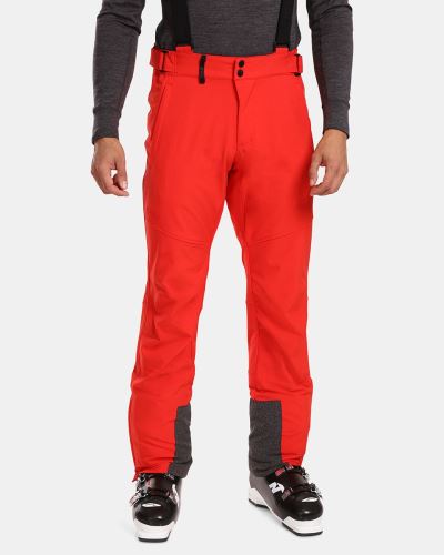 Pánské softshellové lyžařské kalhoty Kilpi RHEA-M Červená