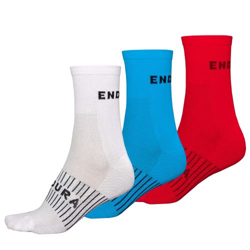 Endura Ponožky Coolmax Race (3-balení) Bílá
