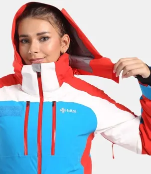 Prémiová unisex lyžařská bunda Kilpi DEXEN-U Modrá-červená