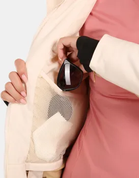 Dámská lyžařská bunda Kilpi CARRIE-W Béžová