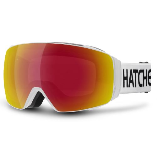 Lyžařské brýle Hatchey Snipe White / Full Revo Black Red