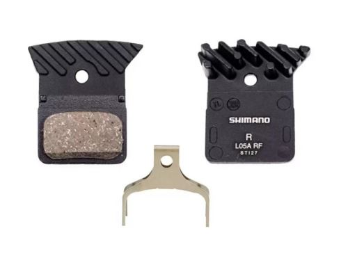 SHIMANO brzdové destičky L05A polymerové s chladičem 1 pár Flat mount