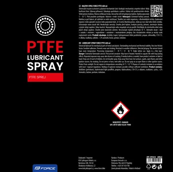 Mazivo-sprej FORCE PtFe 600ml