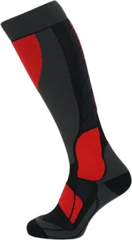 Kompresní podkolenky BLIZZARD Compress 120 ski socks, black/grey/red Kompresní podkolenky BLIZZARD Compress 120 ski socks, black/grey/red