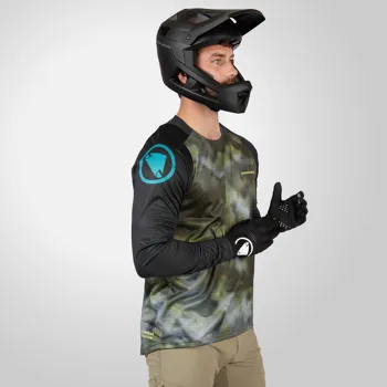 Endura dres Pixel Cloud Tee LTD s dlouhým rukávem Black