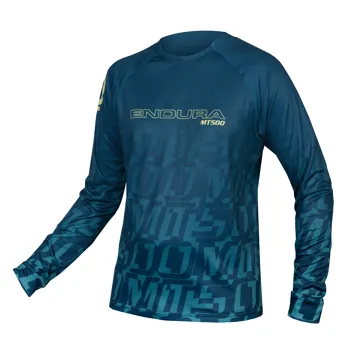 Endura dres MT500 Print Tee LTD s dlouhým rukávem Borůvka Endura dres MT500 Print Tee LTD s dlouhým rukávem Borůvka