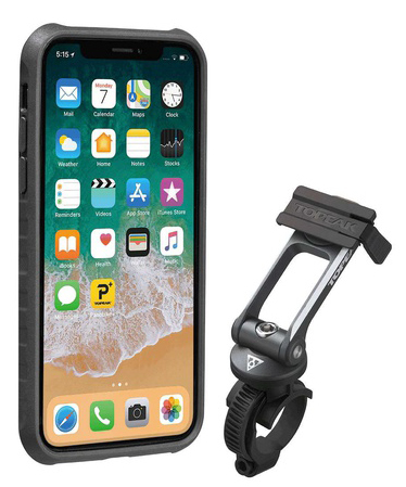 TOPEAK obal RIDECASE pro iPhone X černá/šedá