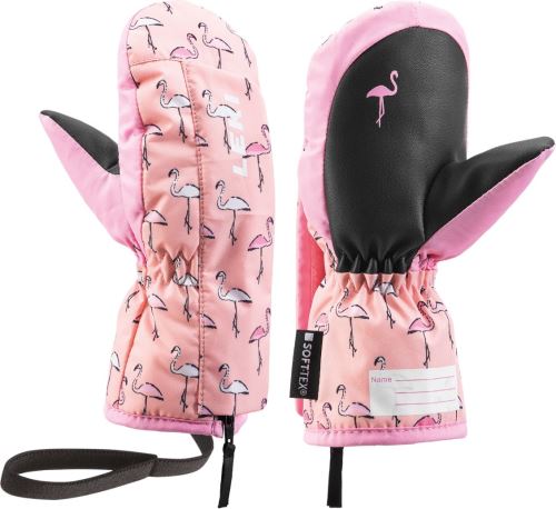 Rukavice LEKI Little Flamingo Zap Mitten Rose-Pink