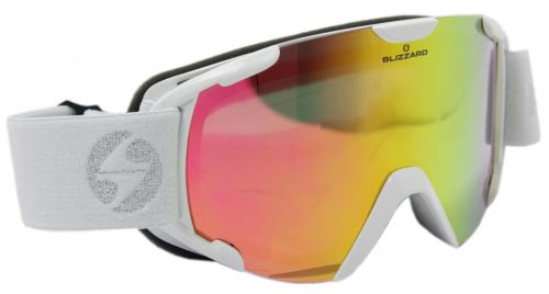 Lyžařské brýle BLIZZARD Ski Gog. 938 MDAVZO, white shiny, smoke2, pink revo