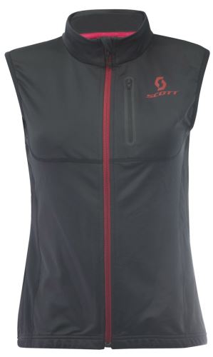 Scott Thermal Vest W's Actifit Plus Black/Ruby Red
