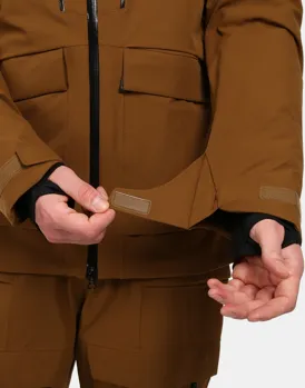Pánská lyžařská bunda Kilpi TEEN-M Hnědá