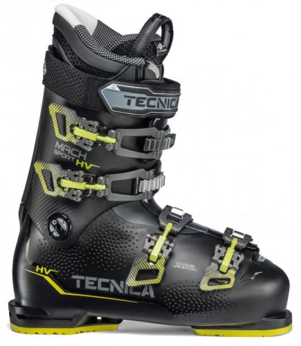Lyžařské boty TECNICA Mach Sport 80 HV, black/neon yellow, 20/21