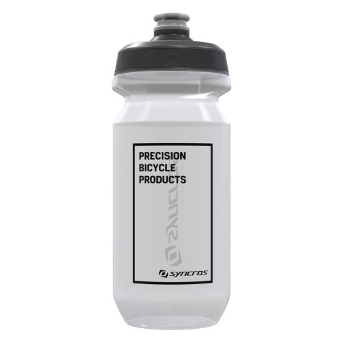 SYNCROS Water Bottle G5 Corporate 600ml clear white/black
