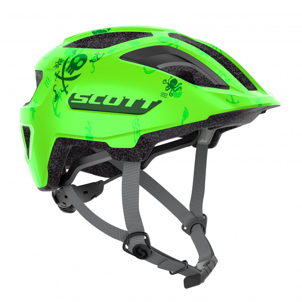 SCOTT Spunto Junior Fluo Green - vel. 50-56cm