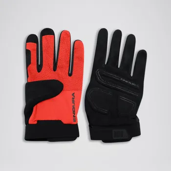 Endura rukavice Loop Full Finger Flame Red Endura rukavice Loop Full Finger Flame Red