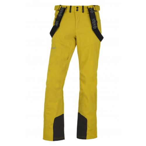 Pánské softshellové kalhoty KILPI RHEA-M Žlutá