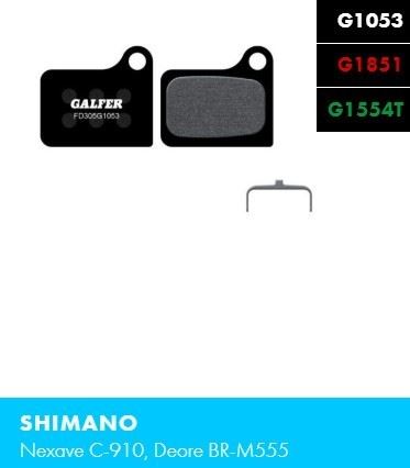 Brzdové destičky Galfer FD305 - Shimano - Standard