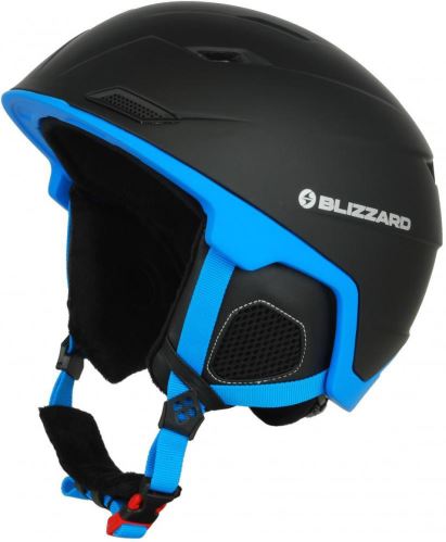BLIZZARD Double ski helmet, Black Matt/Blue