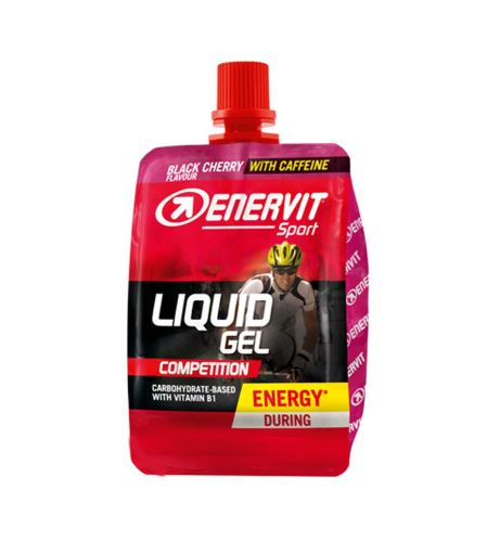 ENERVIT LIQUID GEL COMP+ kofein sáček 60ml - višeň