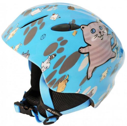BLIZZARD Magnum ski helmet junior, blue cat shiny