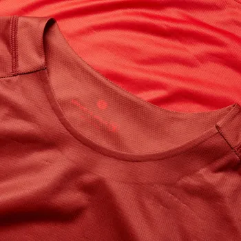 Endura dres s dlouhým rukávem Core Printed L/S Tee Flame Red