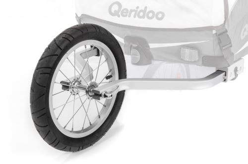 QERIDOO Příslušenství - Joggingové kolečko / Jogger wheel Dvoumístný vozík / 2 seater