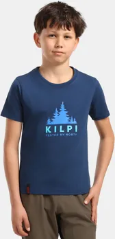 Klučičí bavlněné tričko Kilpi SALO-JB Tmavě Modrá Klučičí bavlněné tričko Kilpi SALO-JB Tmavě Modrá