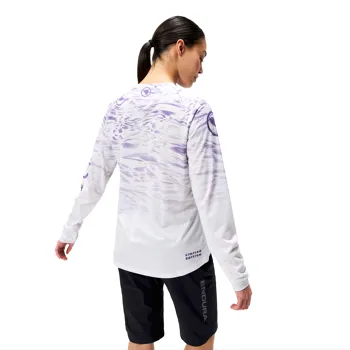 Endura dámský dres s dlouhým rukávem Marble LTD Printed L/S Tee Heather