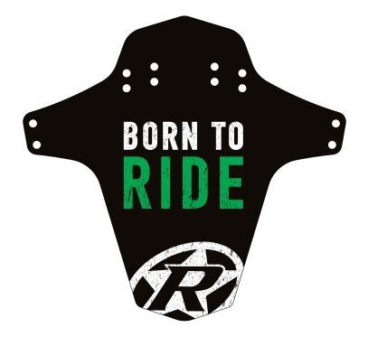 Blatník přední Reverse MudGuard Born to ride černá/neon zelená