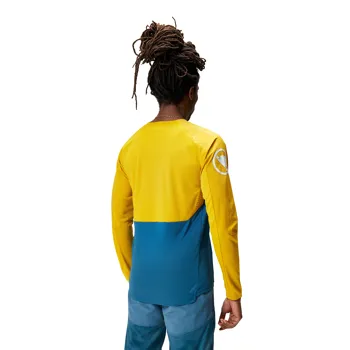 Endura dres MT500 Burner s dlouhým rukávem Ocelově Modrá