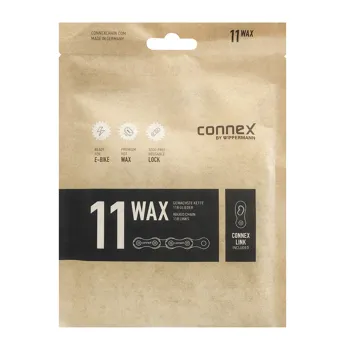 Řetěz CONNEX 11sW pro 11-kolo, voskovaný, stříbrný