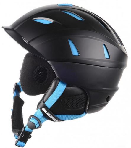 BLIZZARD Power ski helmet, black matt/neon blue