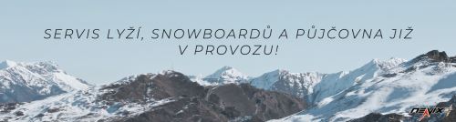 Servis lyží, Snowboardů a půjčovna již v provozu