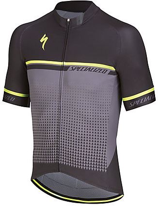 Specialized SL EXPERT JERSEY SS 2018 Anthracite/Neon Yellow