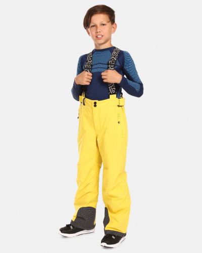 Dětské lyžařské kalhoty KILPI MIMAS-J Žlutá