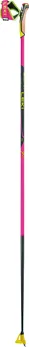 Leki HRC max, neonpink-neonyellow-carbon structure