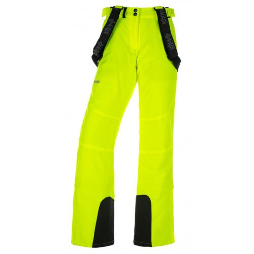 Dámské lyžařské kalhoty KILPI ELARE-W Žlutá