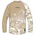 Endura dres s dlouhým rukávem Singletrack Print Tee Hnědá