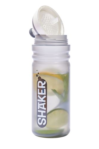 Zdravá lahev SHAKER bílý 0,7l