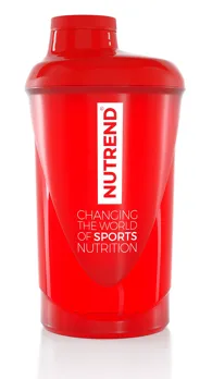 Láhev-šejkr NUTREND 0,6 l, červený Láhev-šejkr NUTREND 0,6 l, červený