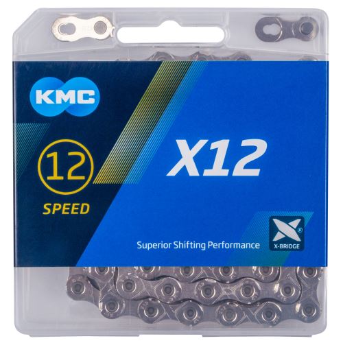 ŘETĚZ KMC X-12 126 článků Stříbrný Box
