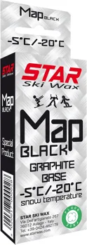 Star Ski Wax Map black grafite base 60g Star Ski Wax Map black grafite base 60g