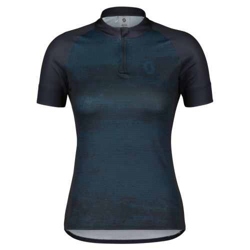 Dámský cyklistický dres SCOTT Endurance 30 kr. rukáv Dark Blue/Metal Blue