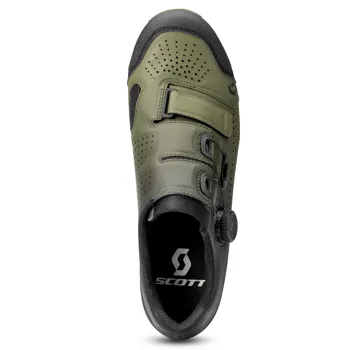 Cyklistická obuv SCOTT MTB Team BOA® Black/Fir Green