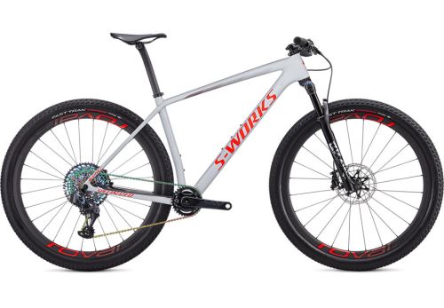 Specialized EPIC HT SW CARBON SRAM AXS 29 2020 Gloss Dove Grey/Rocket Red/Crimson
