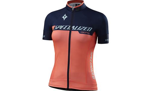 Specialized Women´s SL Pro Jersey 2016 Team Neon Coral/Navy