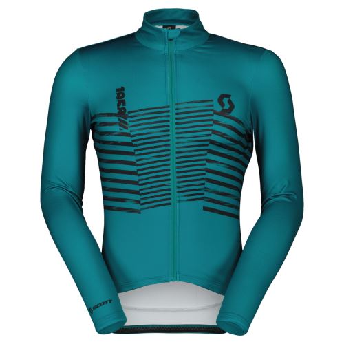 SCOTT RC Team Warm Graphics LS Winter Green