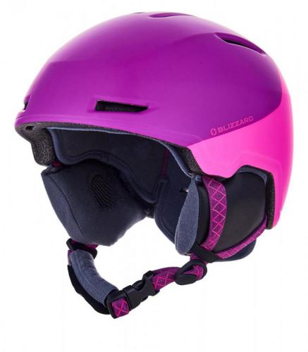 Helma BLIZZARD Viva Viper ski helmet junior, violet matt/pink matt - vel. 48-54cm